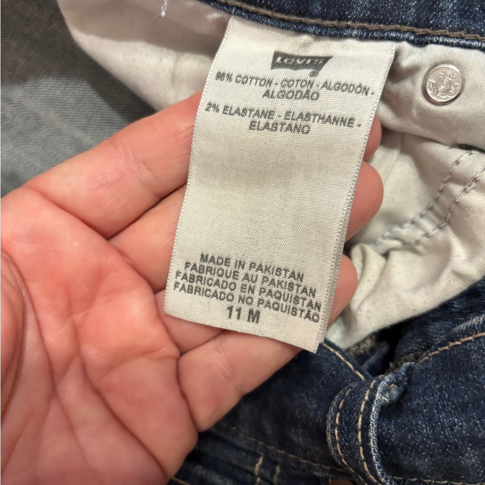 Levi's 524 Superlow Blue Jeans - Picture 5 of 6